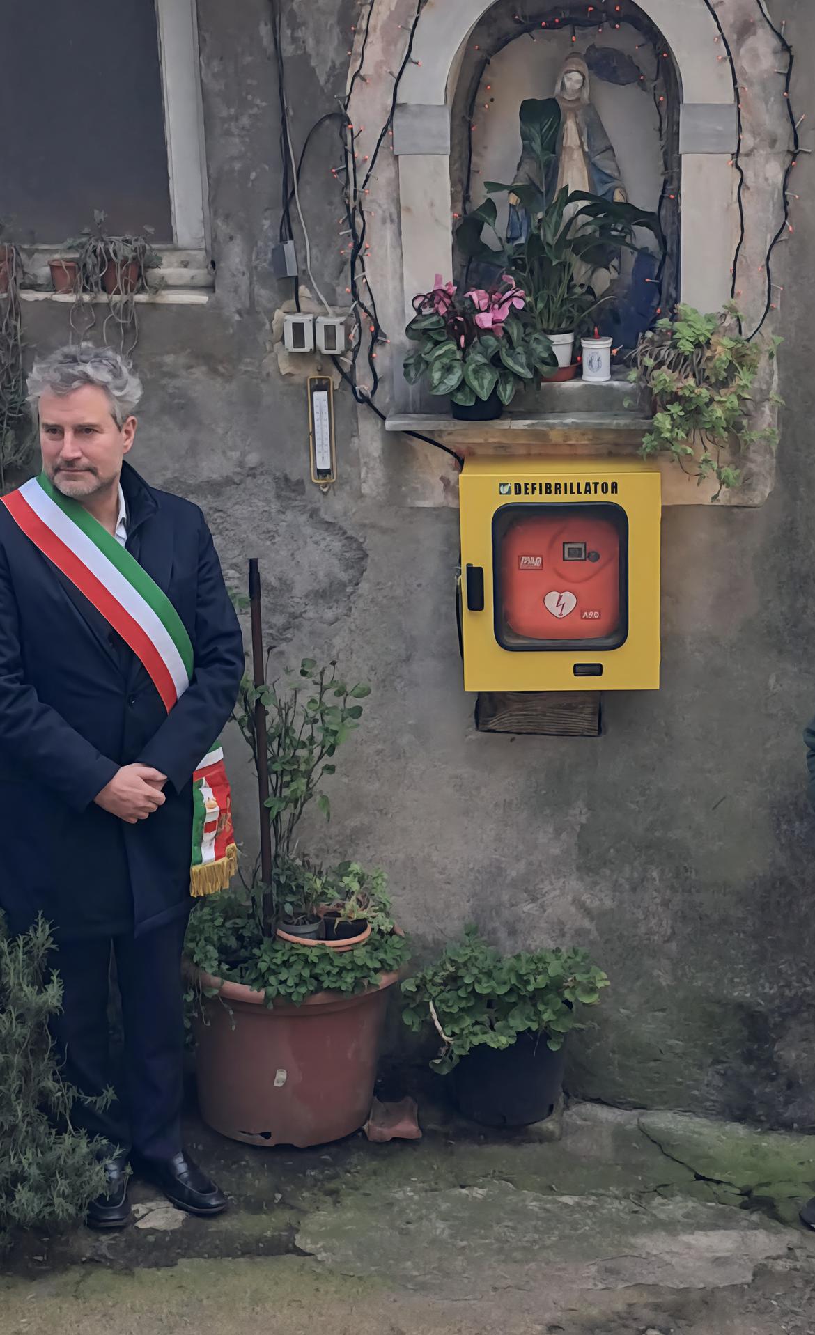 Anche il piccolo Mutino ha il suo defibrillatore