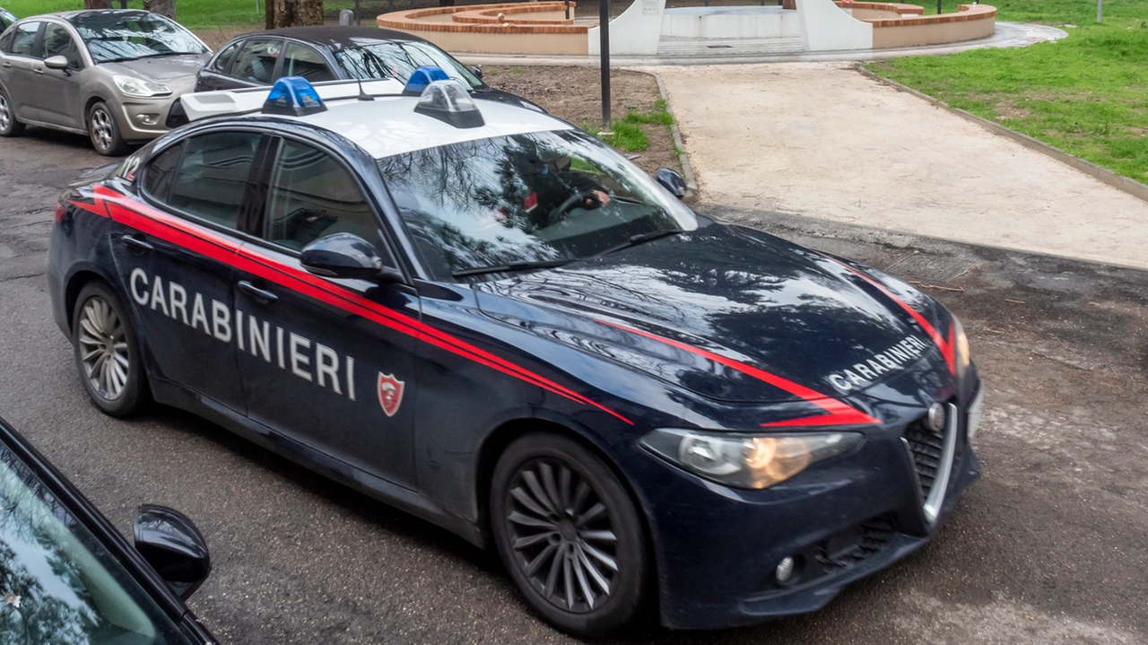 Intervento dei carabinieri