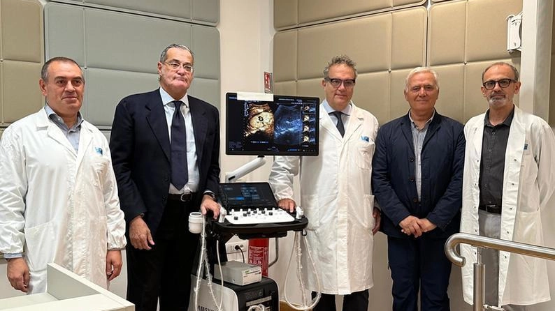 Il nuovo ecografo donato alla «Radiologia interventistica» dell’ospedale Misericordia