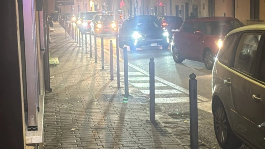 La situazione in via Fiorentina dopo le 18.30