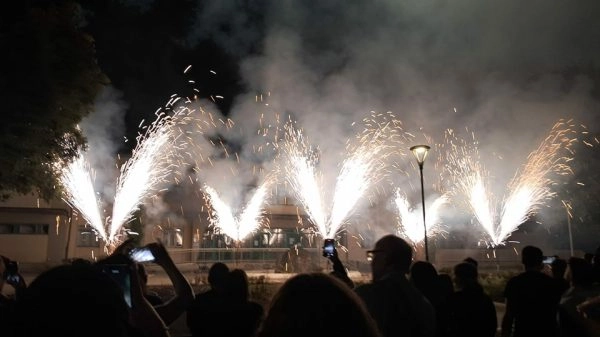 I fuochi artificiali al Perdono di Montevarchi