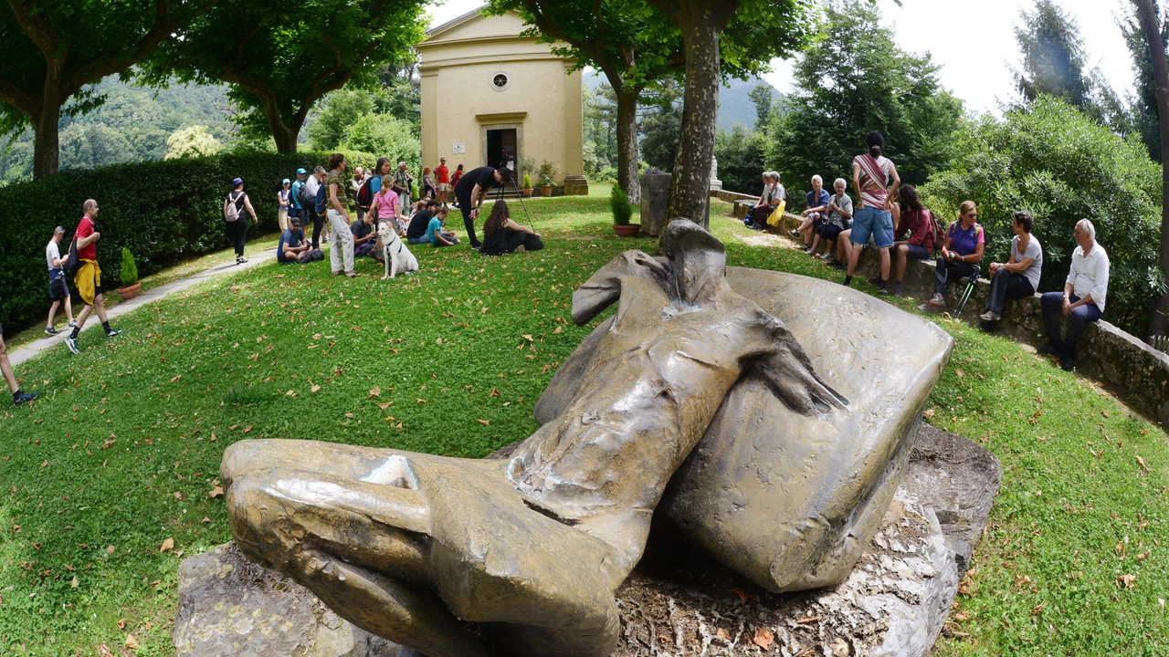 Un'immagine del Parco della Pace a Sant'Anna di Stazzema