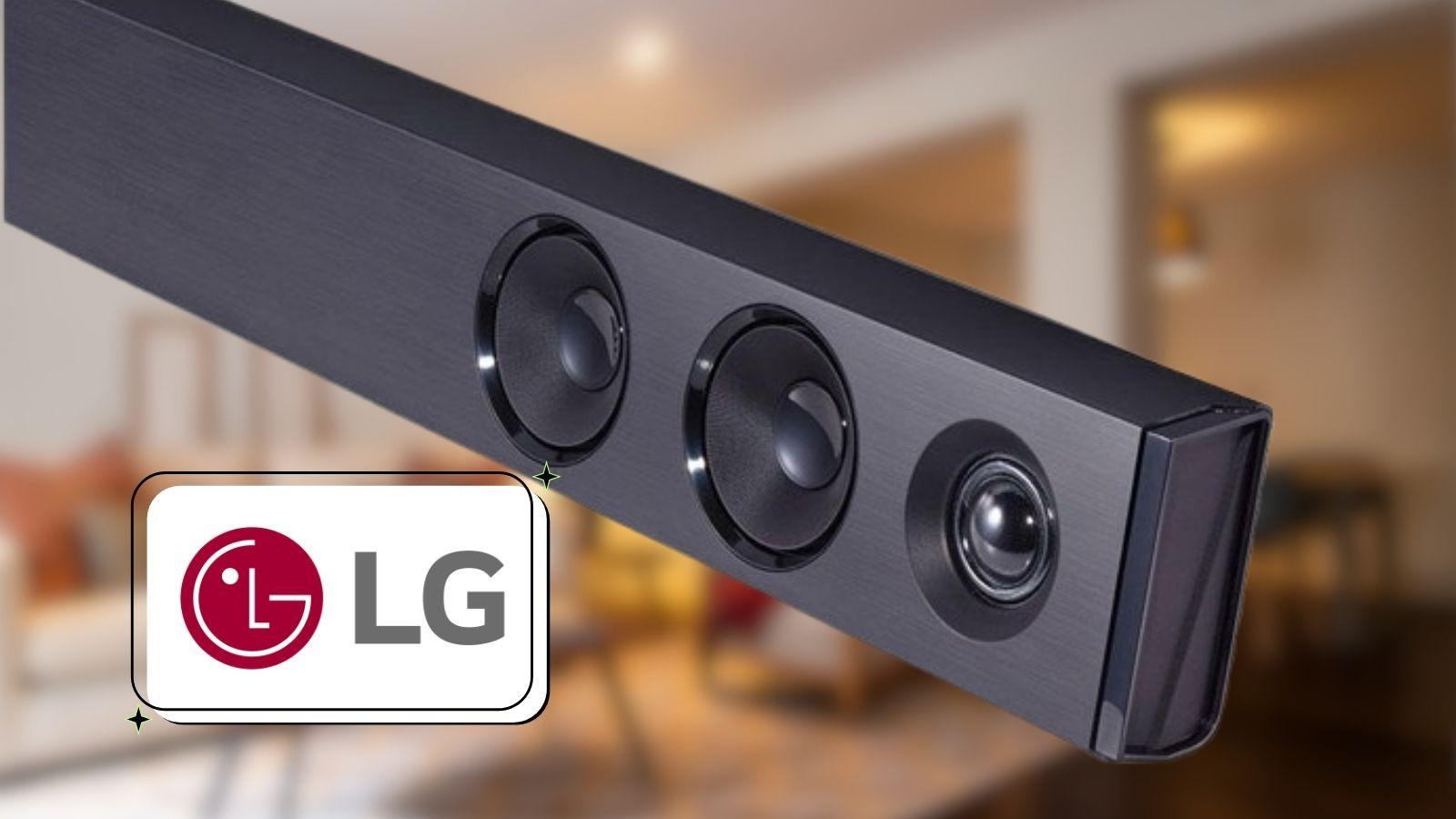 Audio potente e design compatto: soundbar LG dal design minimal in MAXI SCONTO