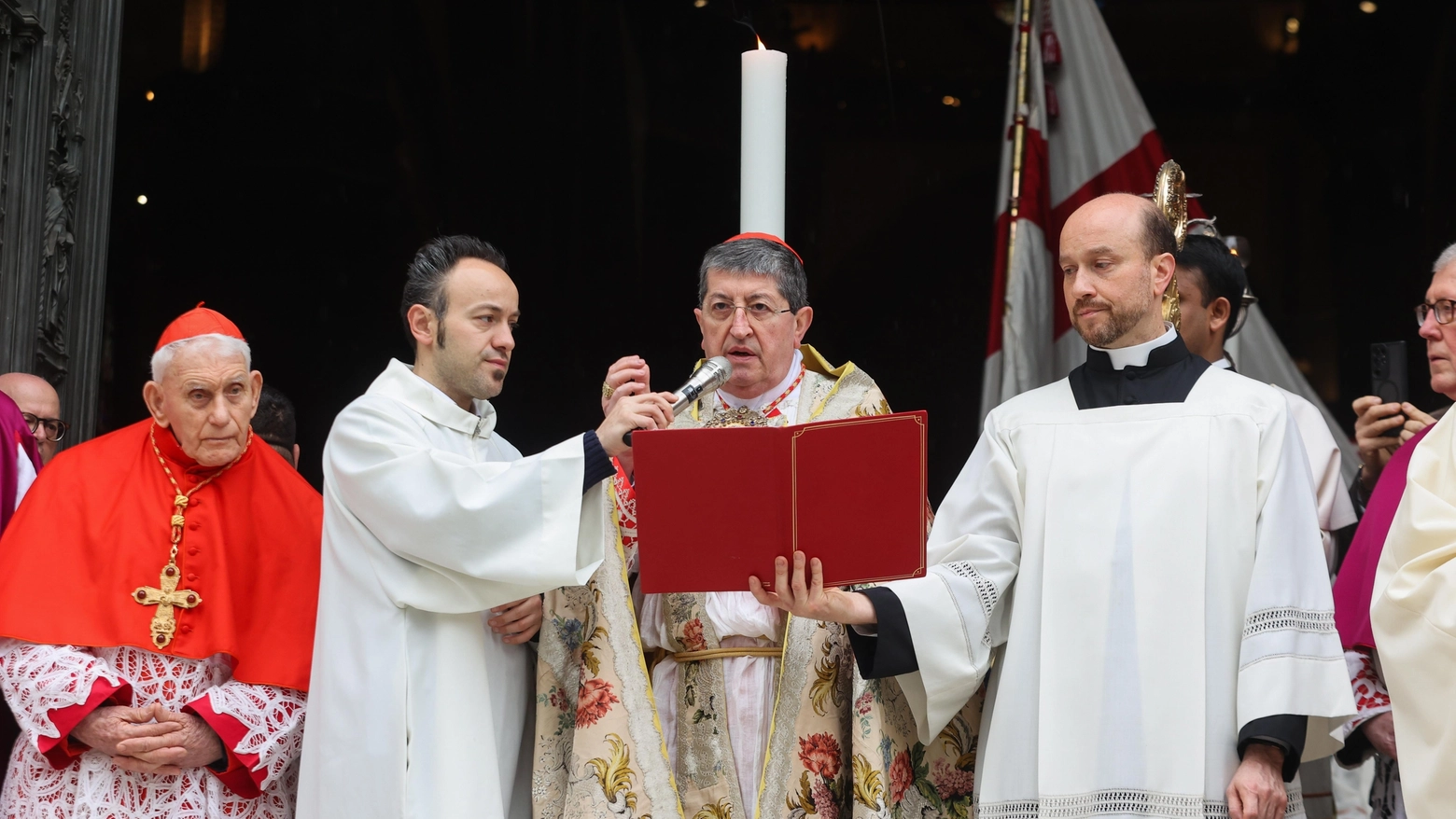 Il cardinale di Firenze Giuseppe Betori (Foto NewPressPhoto)