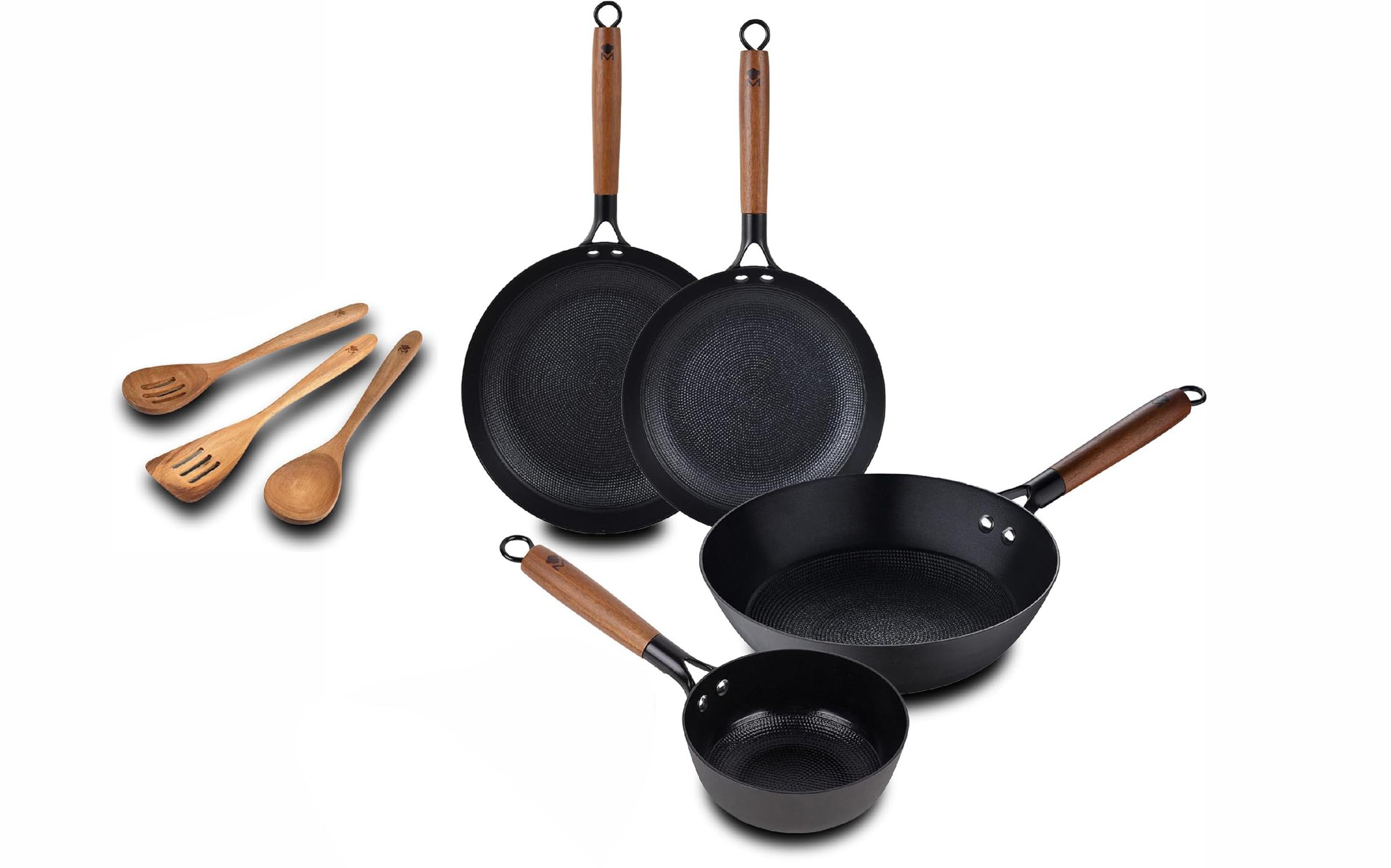 Kit da cucina con padelle, wok e altro ancora: sconto 63% su Amazon