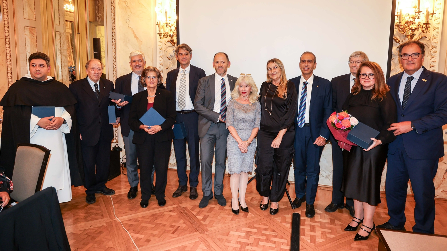 L'incontro all'Hotel Saint Regis (Foto Giuseppe Cabras / New Press Photo)