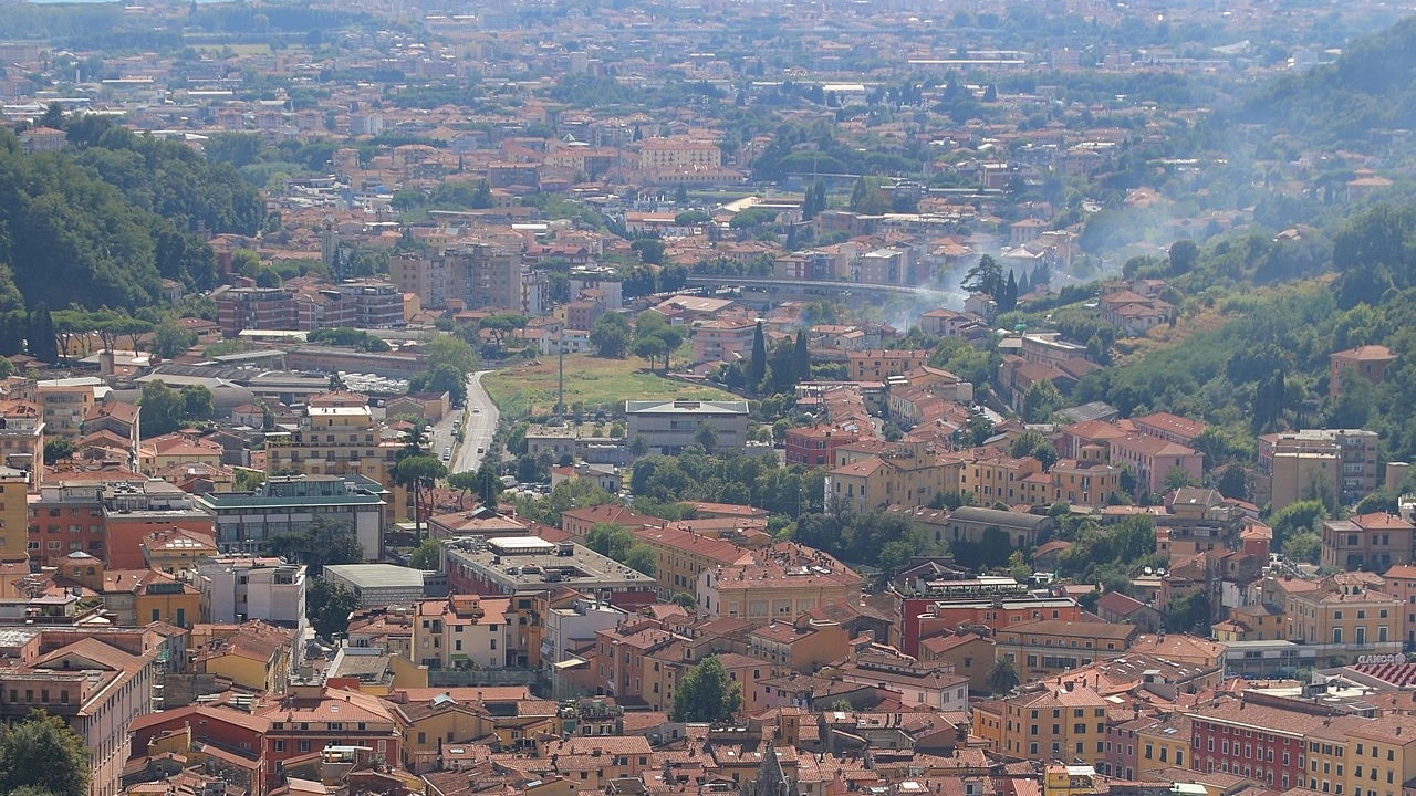 Una veduta di Carrara