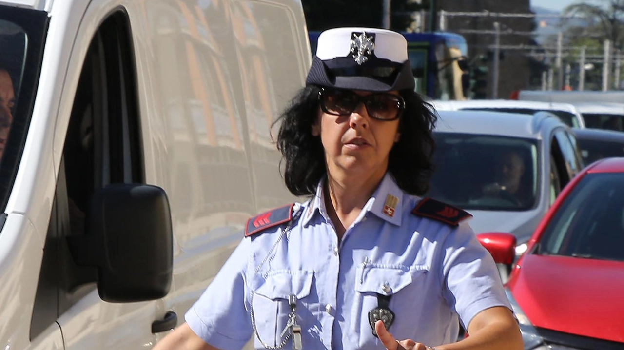 Una agente della polizia municipale in una foto di repertorio