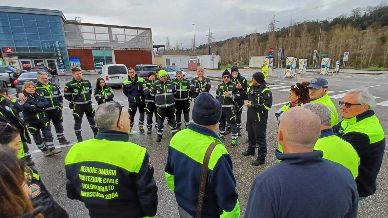 Monitorati fiumi, torrenti e la piena del Tevere alla diga di Montedoglio. Verifiche sulle frane di Narni e Vallo di Nera: "La prevenzione funziona".