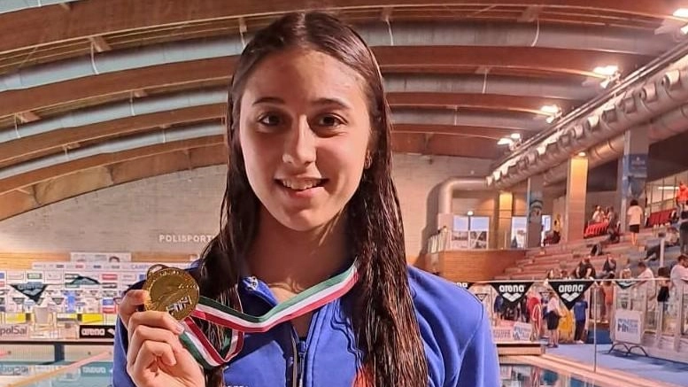 Lucrezia Domina è nata nel 2008 e si sta allenando per i campionati europei juniores