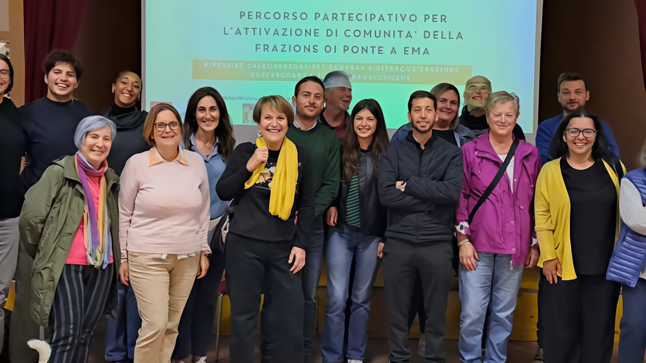 Al via la seconda fase del progetto partecipativo dedicato al rilancio della frazione di Ponte a Ema; nella foto, il gruppo promotore