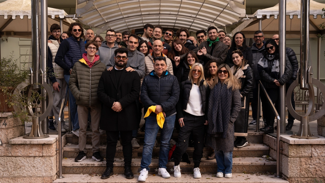 Foto di gruppo per la Mechetti Srl (ph Vanessa Maiaroli)