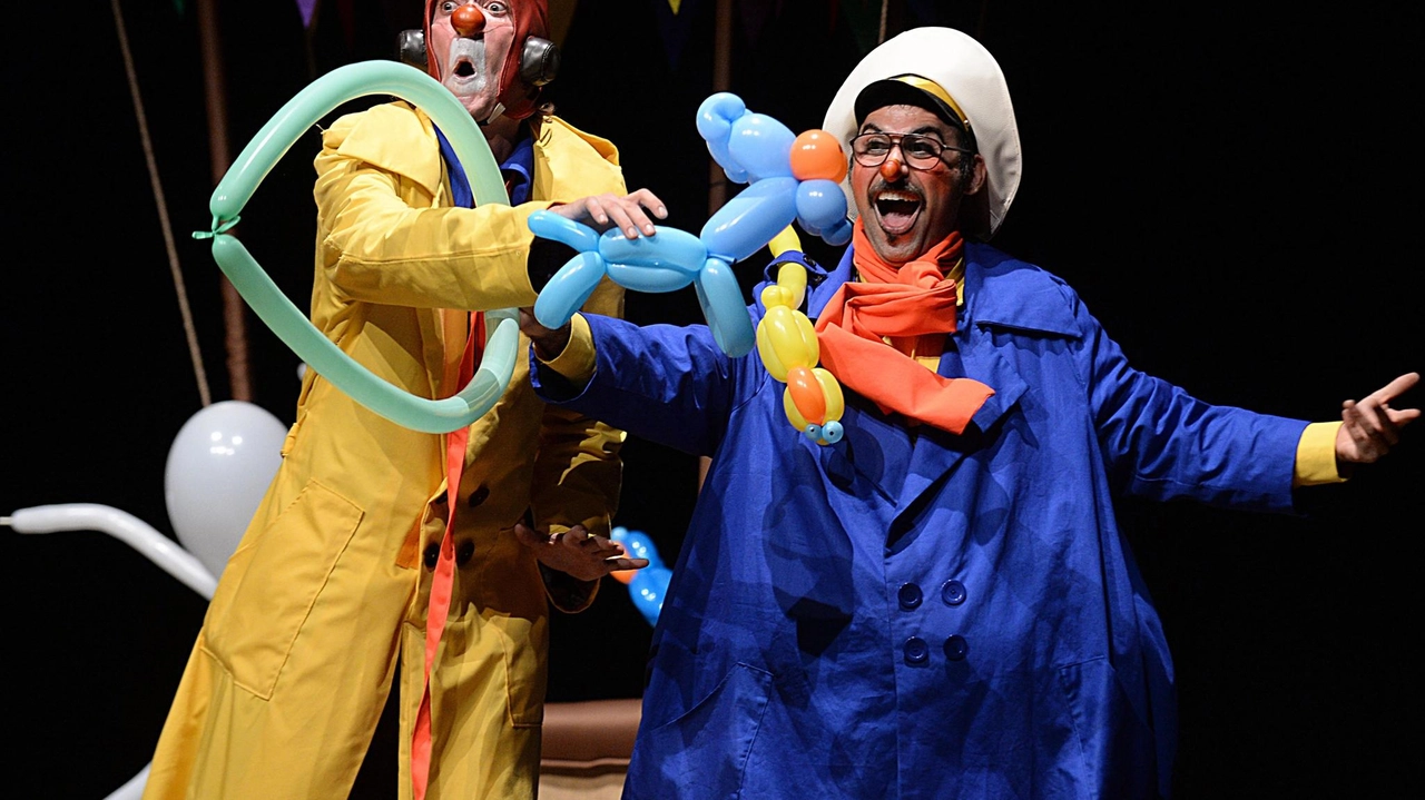 Appuntamento venerdì al teatro Florentia con lo spettacolo di clownerie.