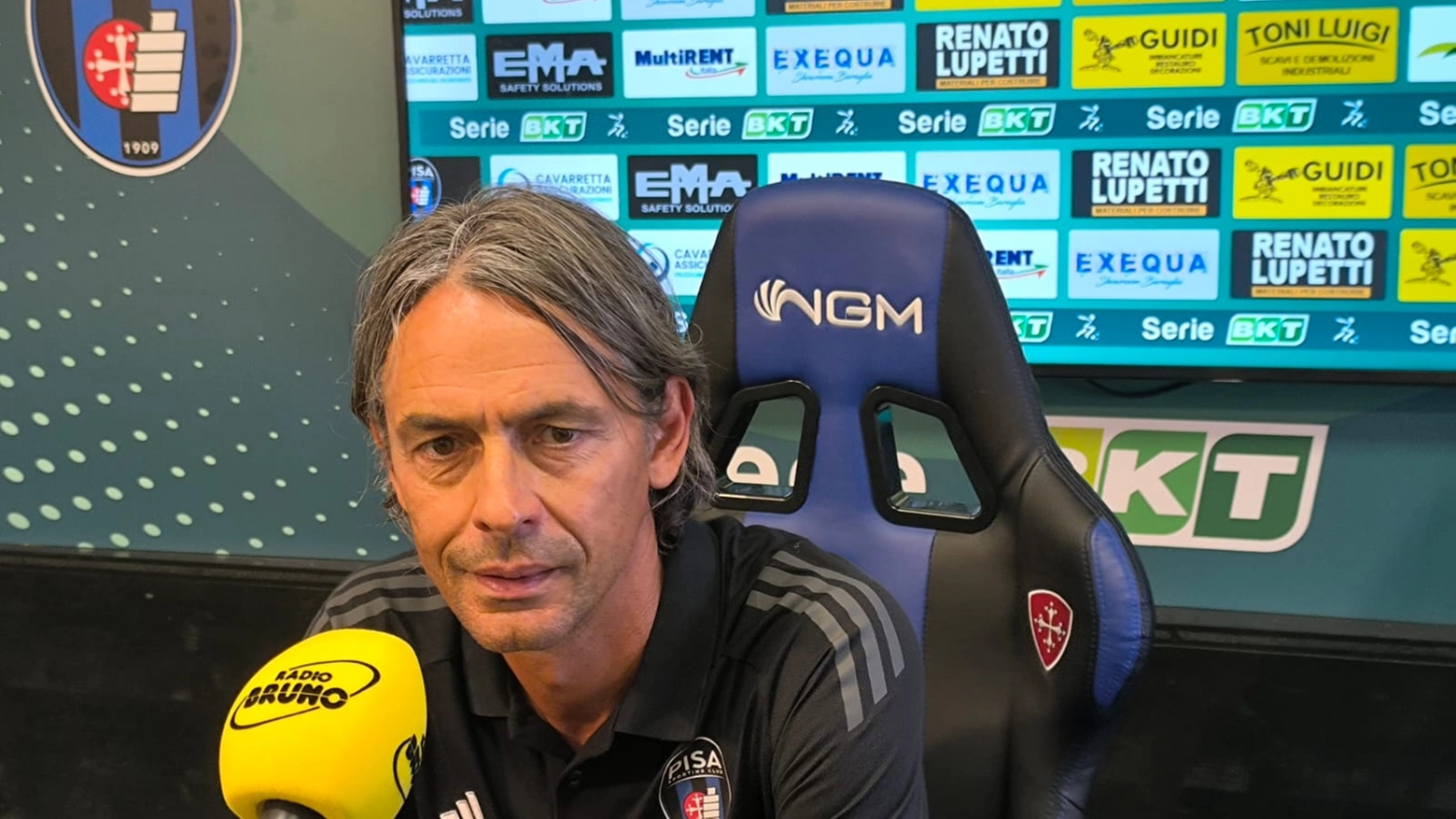 Il tecnico nerazzurro Pippo Inzaghi