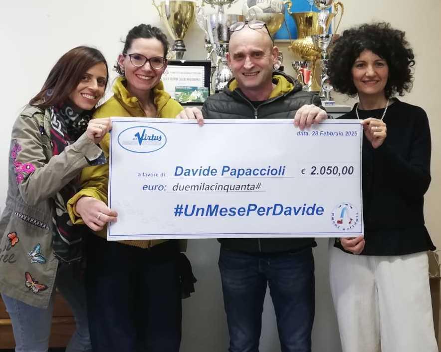 Poggibonsi cuore d’oro. Raccolti oltre 2mila euro per Davide Papaccioli