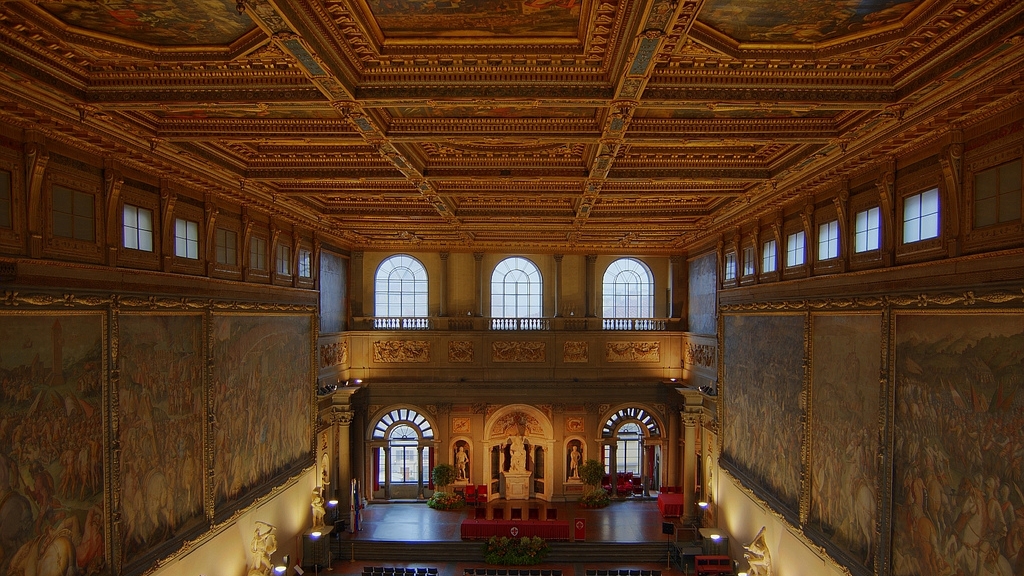 Il Salone dei Cinquecento di Palazzo Vecchio 