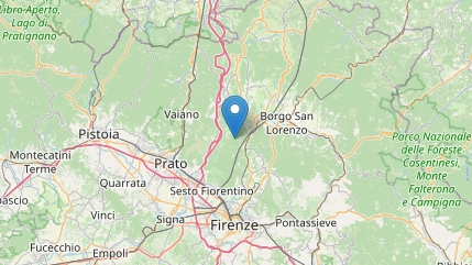 Terremoto in Mugello, epicentro a Vaglia (Foto Ingv)