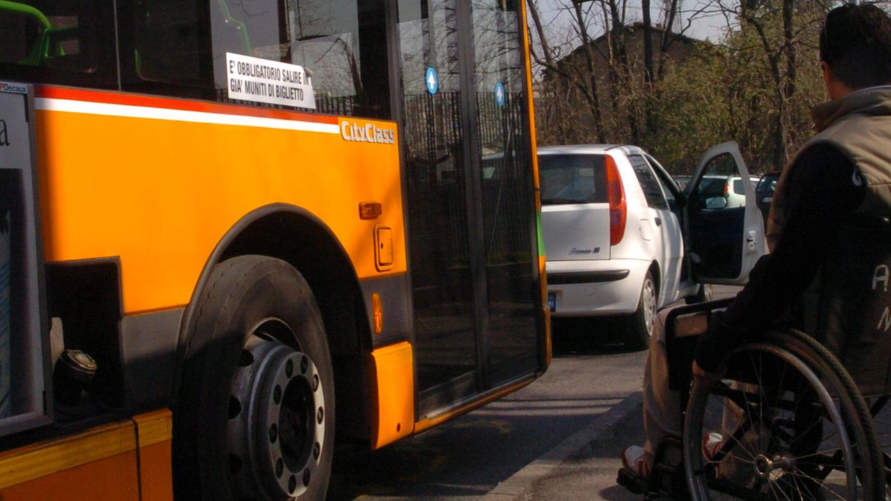 Difficoltà per i disabili (foto d’archivio)