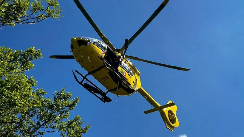 Il bambino è stato trasportato in elisoccorso all’ospedale di Perugia