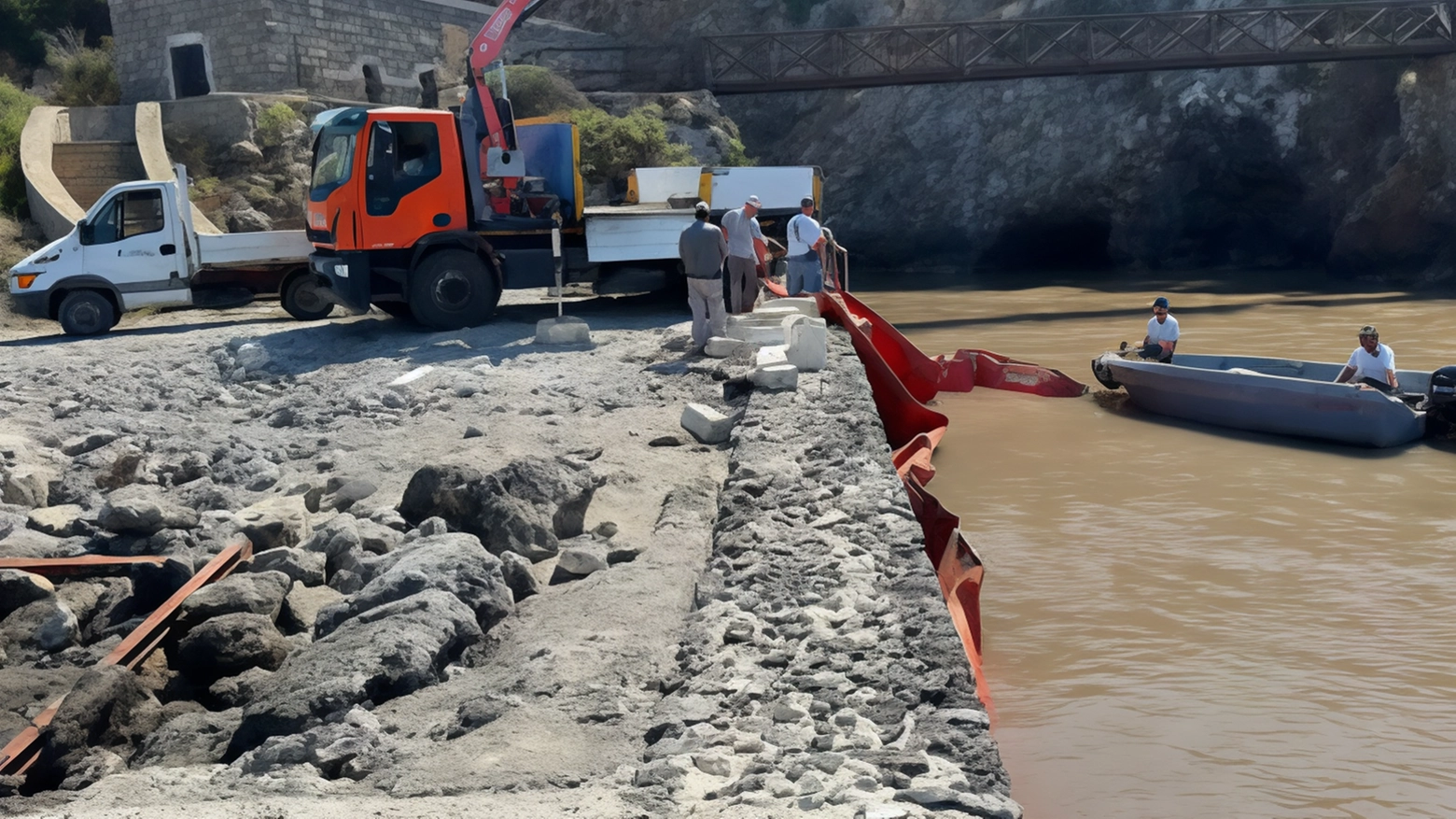 I problemi della laguna: "Situazione stabile. Posizionate le panne di contenimento"