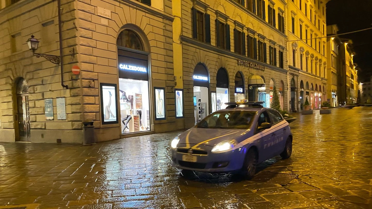 Polizia nella notte di Capodanno. (Foto Gianluca Moggi@New Press Photo)