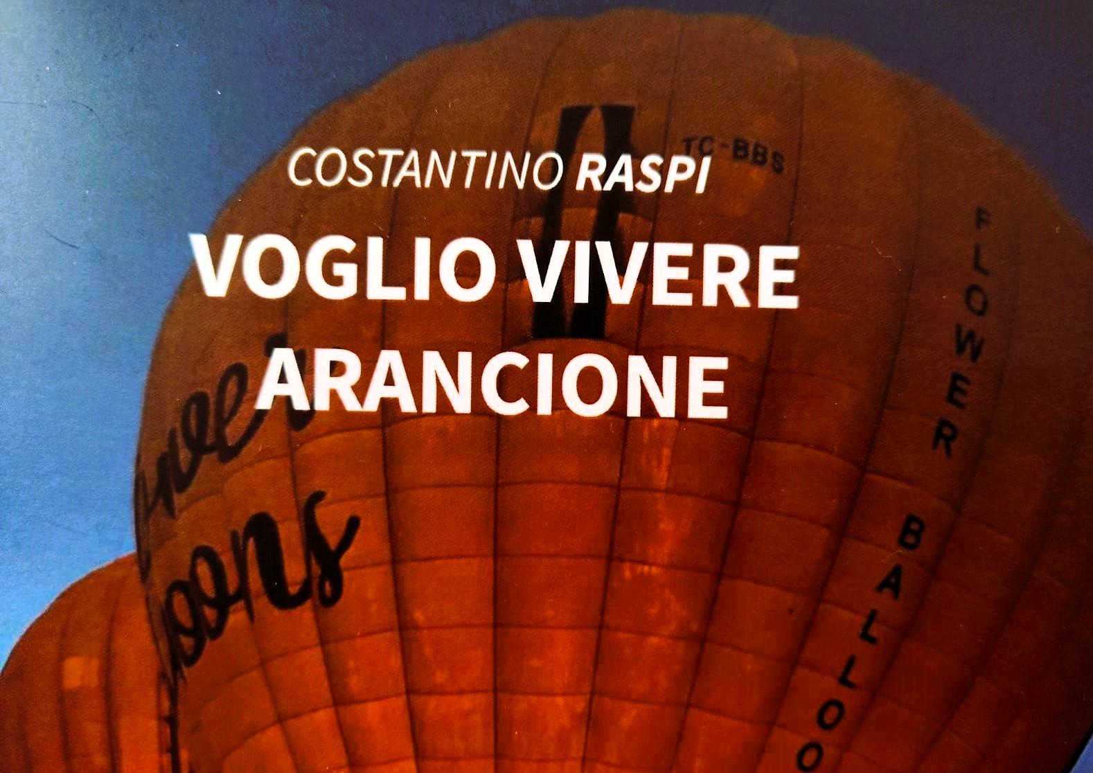 Costantino Raspi presenta “Voglio vivere arancione”, sabato alla Gipsoteca universitaria