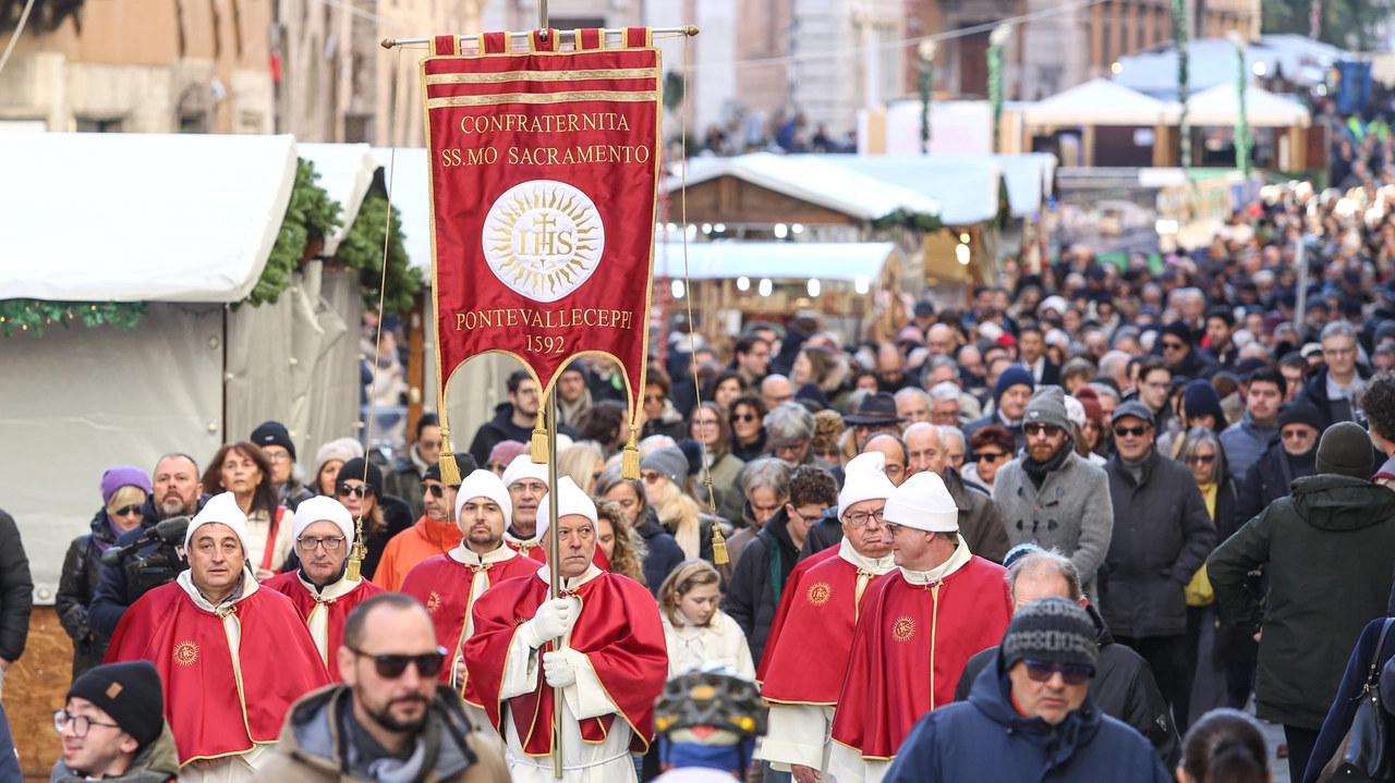 L'apertura dell'Anno Santo a Perugia (Foto Crocchioni)