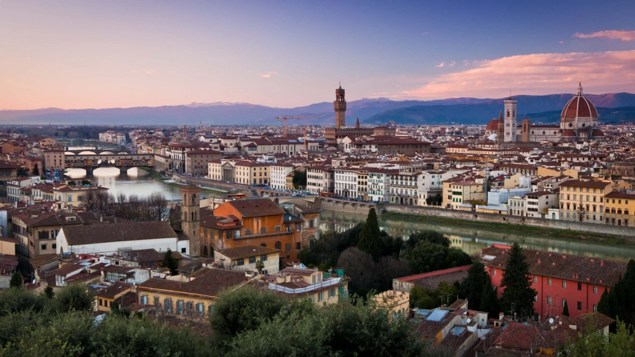 Piazzale Michelangelo al tramonto