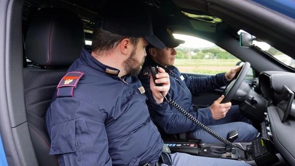 Polizia al lavoro