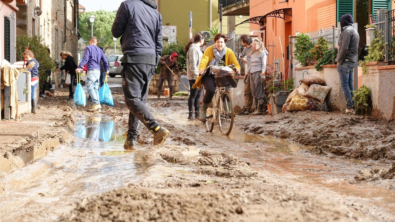 L’alluvione del 2 novembre 2023 aveva creato non pochi problemi anche a Casalguidi Foto dall’archivio Castellani