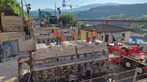 Lavori sulla linea ferroviaria