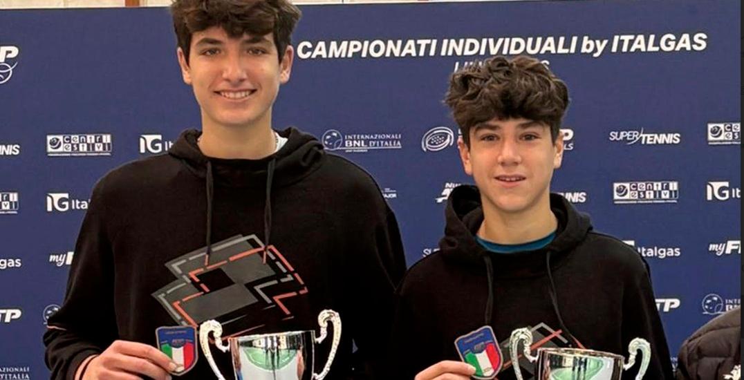 Il Tennis Giotto è campione d’Italia nel doppio dell’Under16