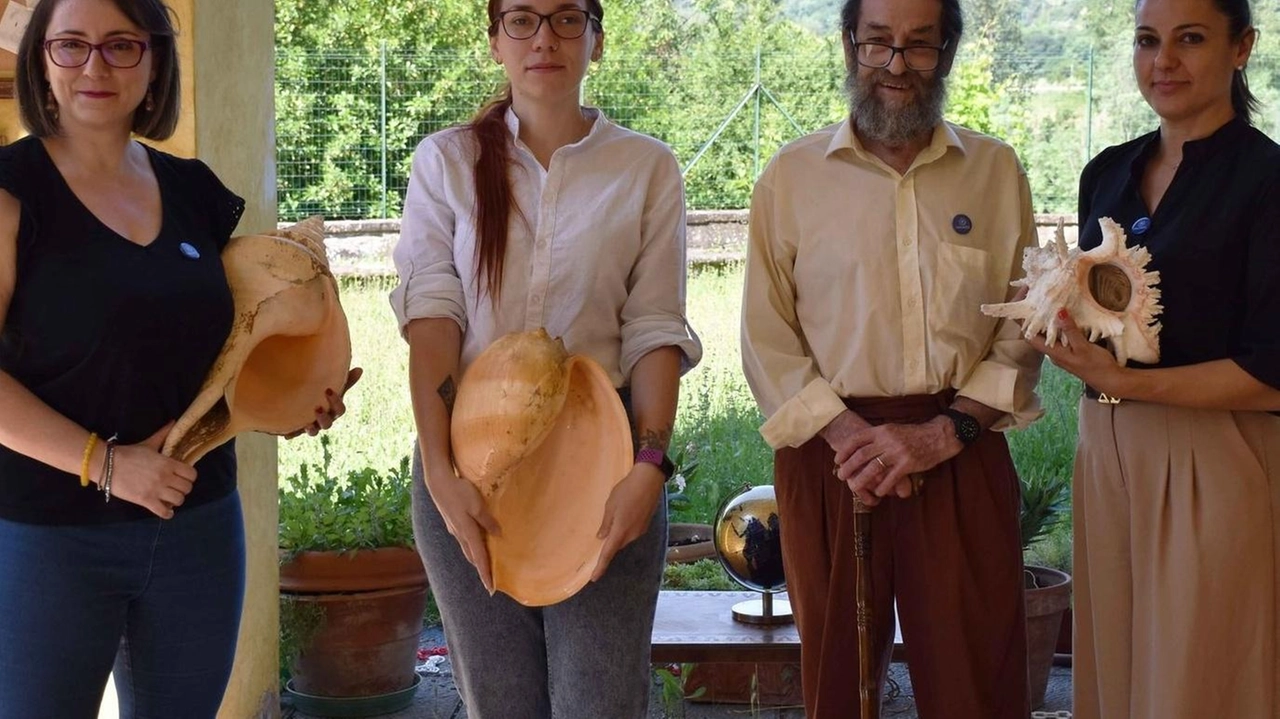 Gli organizzatori dell’evento all’interno del museo e polo scientifico Malakos di Città di Castello