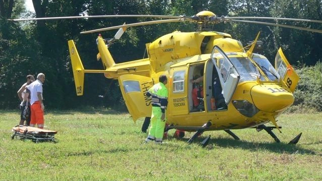 Grave incidente a San Baronto. Schianto frontale fra due moto. Cinquantenne in pericolo di vita