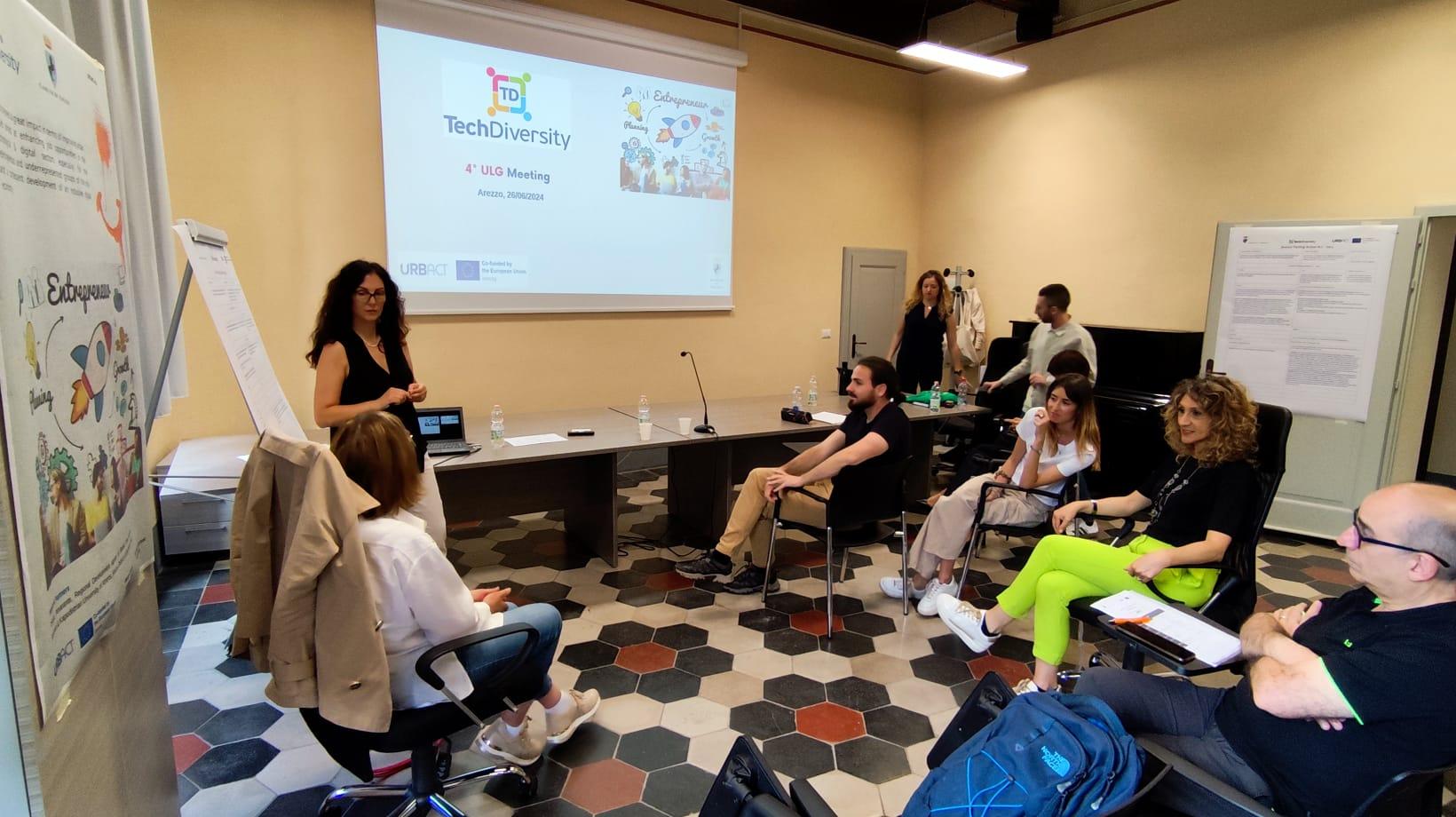 Progetto Tech Diversity: il quarto incontro gruppo locale Urbact di Arezzo