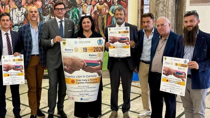 Maxi donazione di libri agli studenti. Caritas e Rotary per chi è in difficoltà