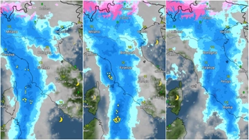 Severa ondata di maltempo attesa in Toscana, dai radar meteo le immagini della perturbazione in arrivo