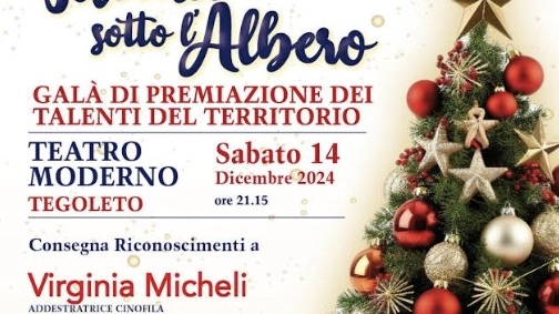 Appuntamento con “Talenti sotto l’Albero” al Teatro Moderno di Tegoleto