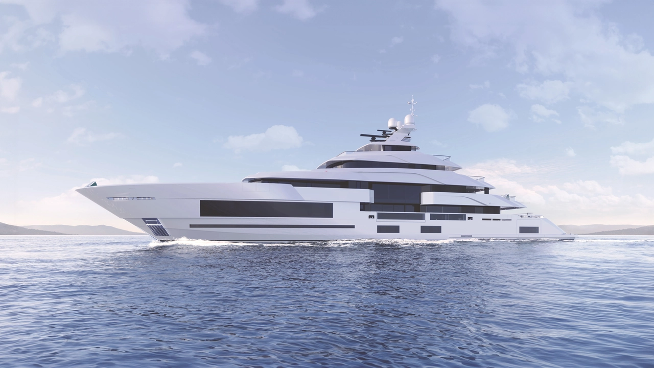 Il superyacht Adm 67 m della flotta Admiral è stata varata da The Italian Sea Group