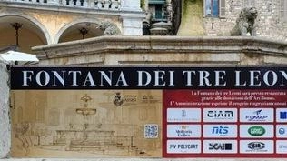 Rinasce la fontana dei Tre Leoni. Il restauro grazie all’Art Bonus: "Tuteliamo il nostro patrimonio"