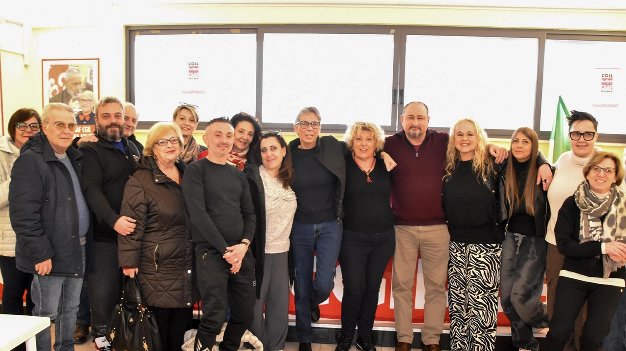 Un momento dell’assemblea di ieri organizzata da. Cgil (Foto Aprili)