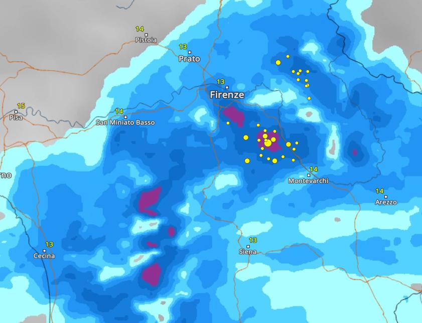 Maltempo e allerta rossa in Toscana, cosa succede ora: le previsioni per sabato 15 e domenica 16 marzo