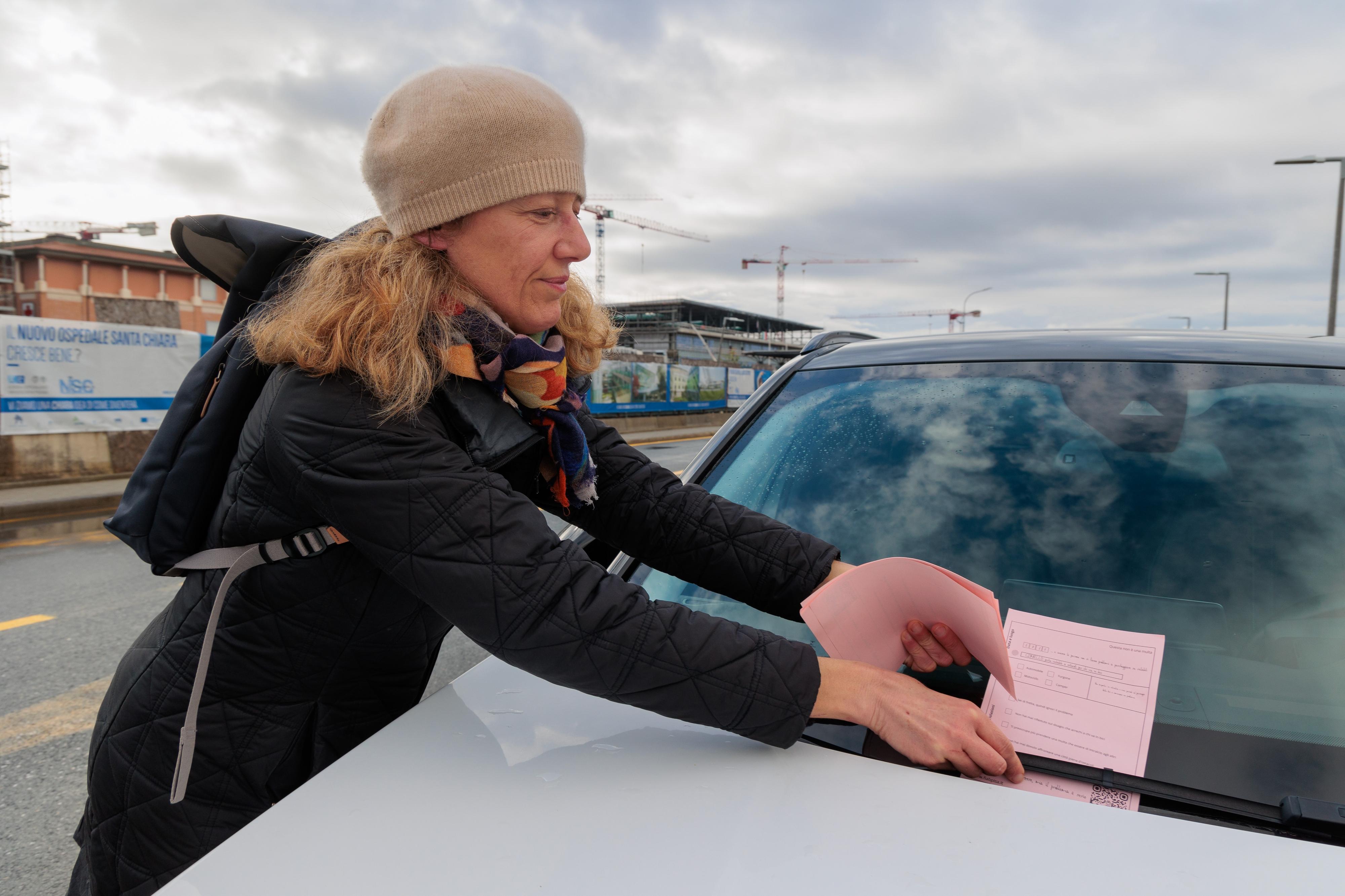 Cisanello, finte multe agli automobilisti sulla ciclabile: la protesta della Fiab