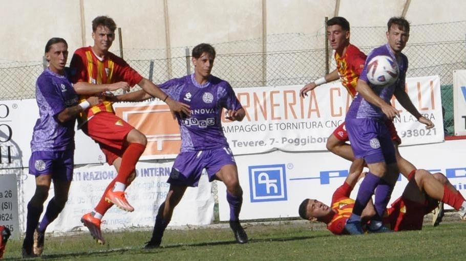 POGGIBONSI 1 OSTIAMARE 2 POGGIBONSI (4-3-3): Pacini; El Dib (76’ Palazzesi), Borri, Fremura, Cecconi; Valori M. (85’ Marcucci), Bigica (74’ Belli),...