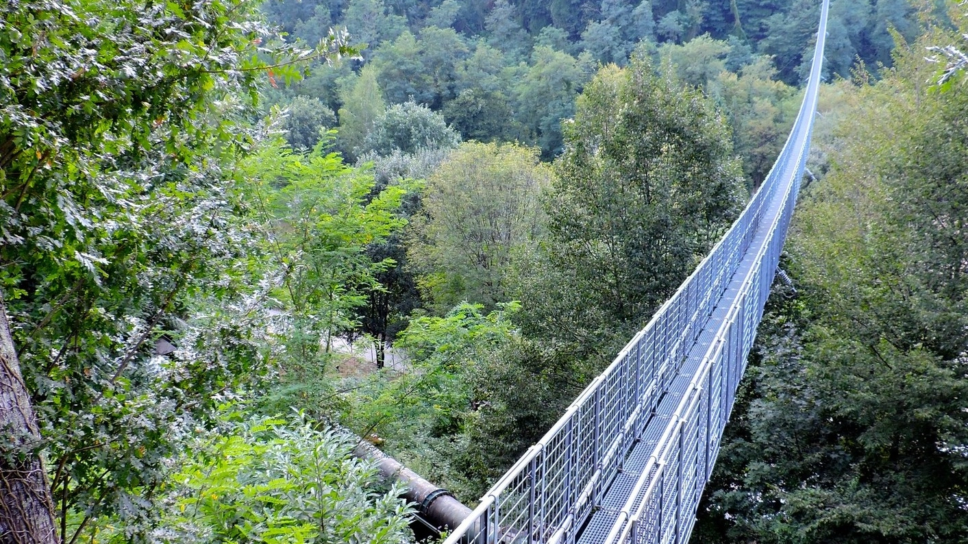 Ponte sospeso delle Ferriere, San Marcello Piteglio