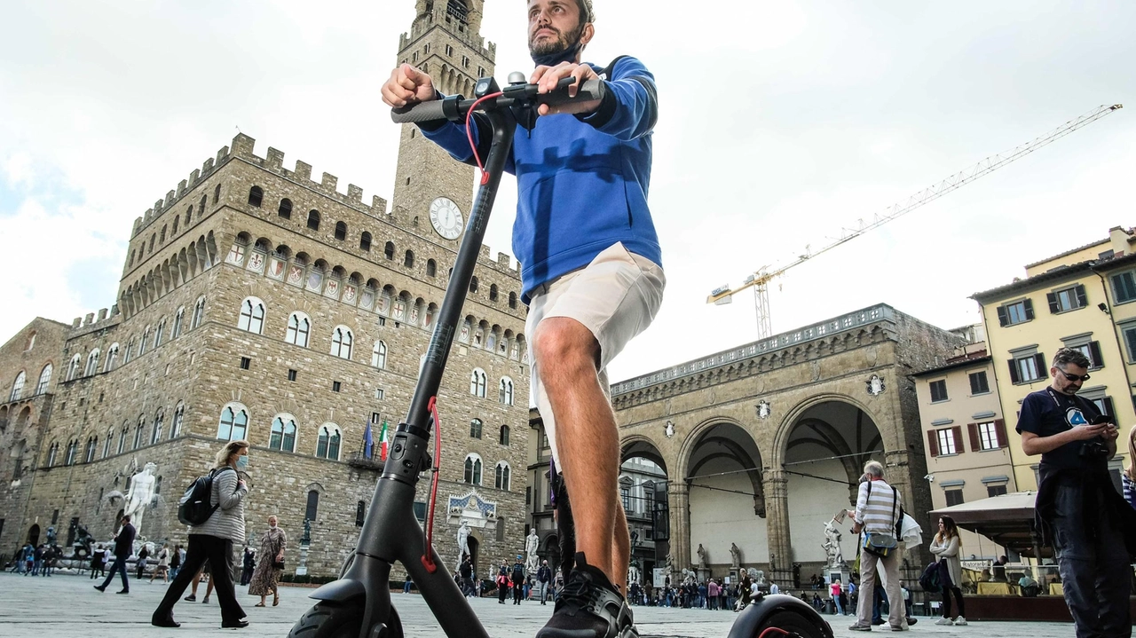 Le società sharing in città sono tre, per un totale di 1.650 i monopattini