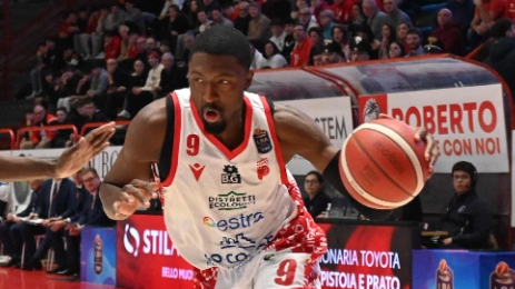 Kemp in azione. Per lui 22 punti contro la Pallacanestro Trieste. Ma non è bastato (FotoCastellani)