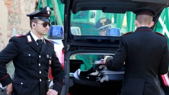 Sul posto i carabinieri