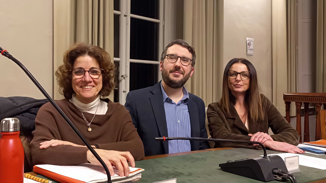 I consiglieri di Lucca Futura, Gabriele Olivati, Serena Borselli e Lia Stefani