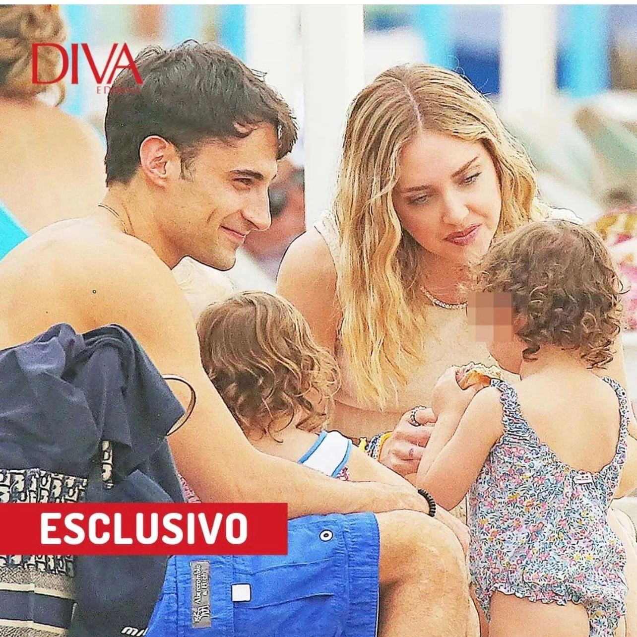 Chiara Ferragni al mare con Andrea Bisciotti, la prima foto insieme